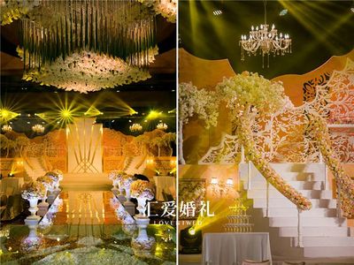 匯愛婚禮策劃-北京國貿大酒店 匯愛婚禮|輕奢白金,現代都市里的寵兒-真實婚禮案例-匯愛婚禮策劃作品